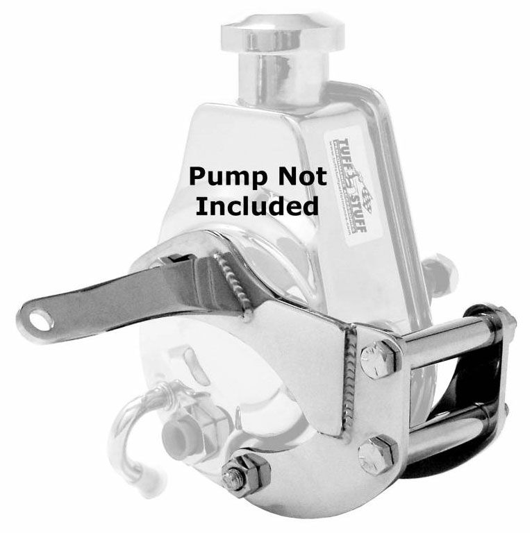 Tuff Stuff Saginaw Power Steer Pump Bracket - Chrome (TUF6504A)
