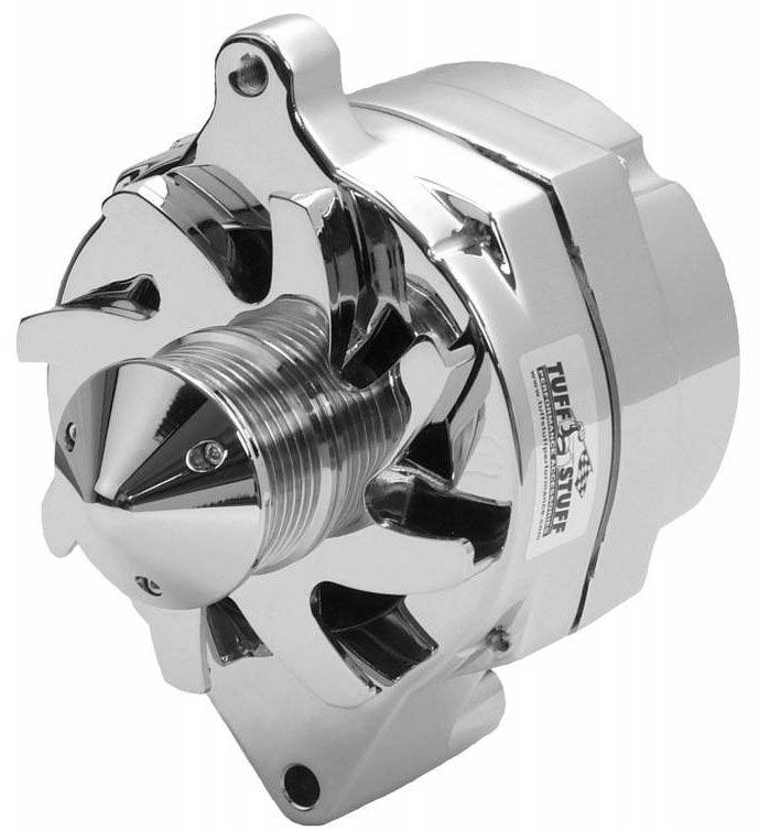 Tuff Stuff Chrome Smooth "Silver Bullet" Ford Alternator (TUF7069ABULL6G) TUF7069ABULL6G