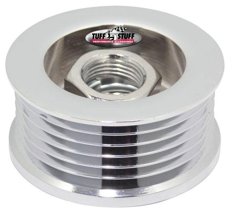 Tuff Stuff Chrome Billet Steel Alternator Pulley (TUF7610A) TUF7610A