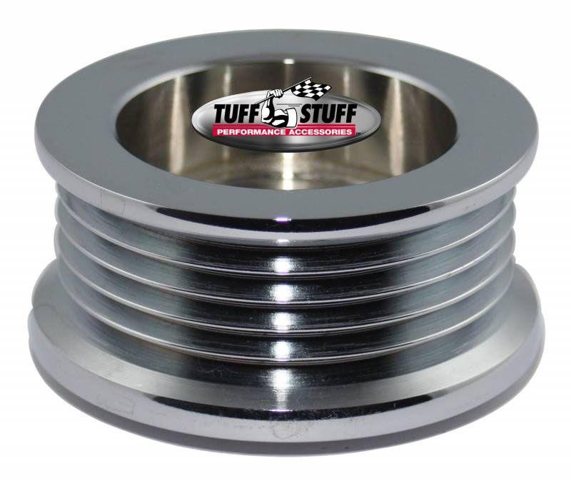 Tuffstuff Chrome Billet Steel Alternator Pulley (TUF7610B)