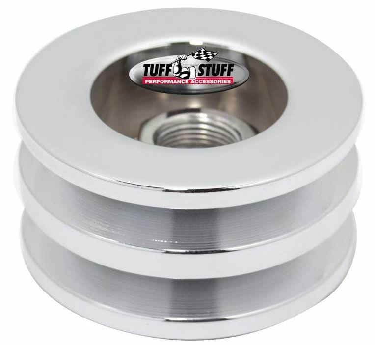 Tuff Stuff Chrome Billet Steel Alternator Pulley (TUF7610F) TUF7610F