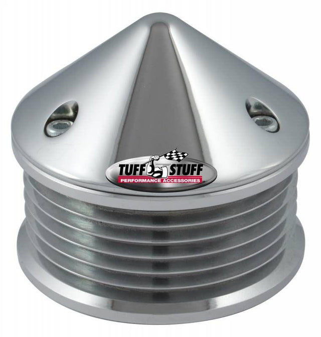 Tuff Stuff Chrome Bullet Nose Alternator Pulley (TUF7653A) TUF7653A