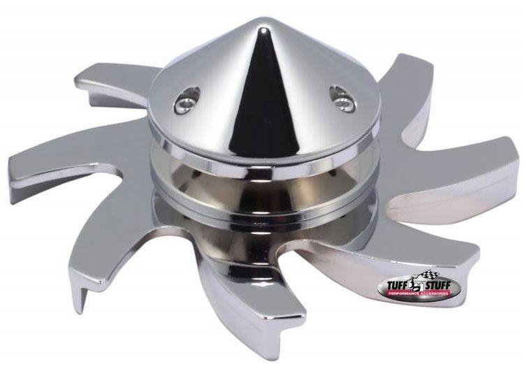 Tuff Stuff Chrome Alternator Fan & Pulley (TUF7679A) TUF7679A