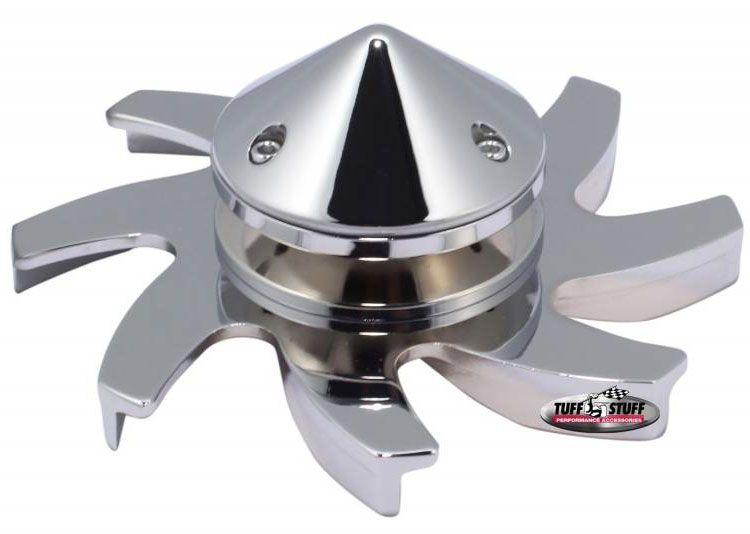 Tuff Stuff Chrome Alternator Fan & Pulley (TUF7679A)