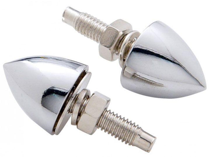UPI Chrome Bullet License Plate Fastener (UP10889) UP10889