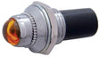 UPI 3/8" Mini 12V Pilot Dash Lamp Warning Light, Amber (UP40051) UP40051