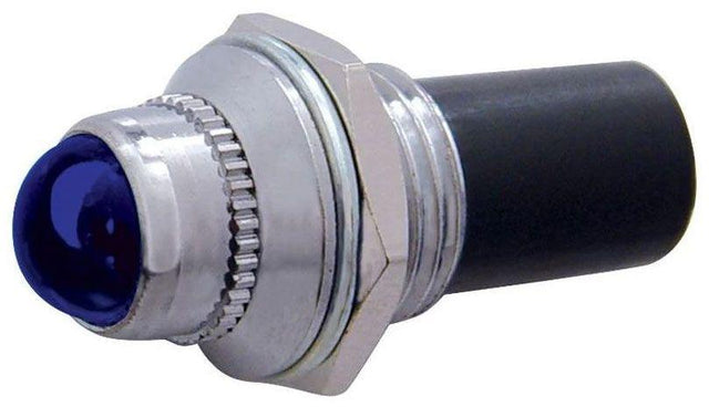 UPI 3/8" Mini 12V Pilot Dash Lamp Warning Light, Blue (UP40052) UP40052