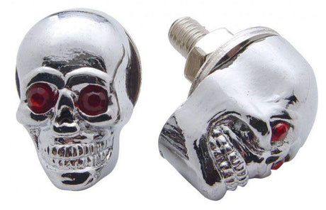 UPI Skull License Plate Bolts (UP70315) UP70315