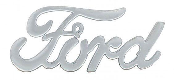 UPI Chrome Ford Script Emblem (UPA6108) — Fast Lane Spares