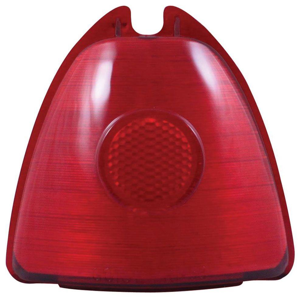 UPI 1953 Chev Red Tail Light Lens, Upper Lens (UPC4006)