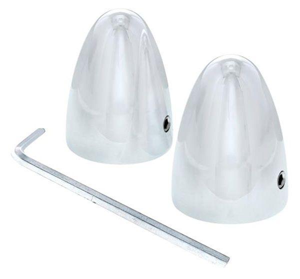 UPI Chrome Wiper Shaft Bullets, Fits 5/8" Shaft (UPC4041L) UPC4041L
