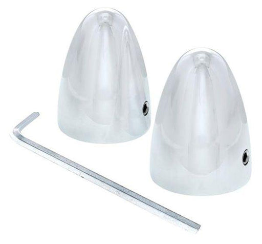 UPI Chrome Wiper Shaft Bullets, Fits 5/8" Shaft (UPC4041L) UPC4041L