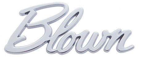 UPI Chrome "Blown" Script Emblem (UPS1010) UPS1010