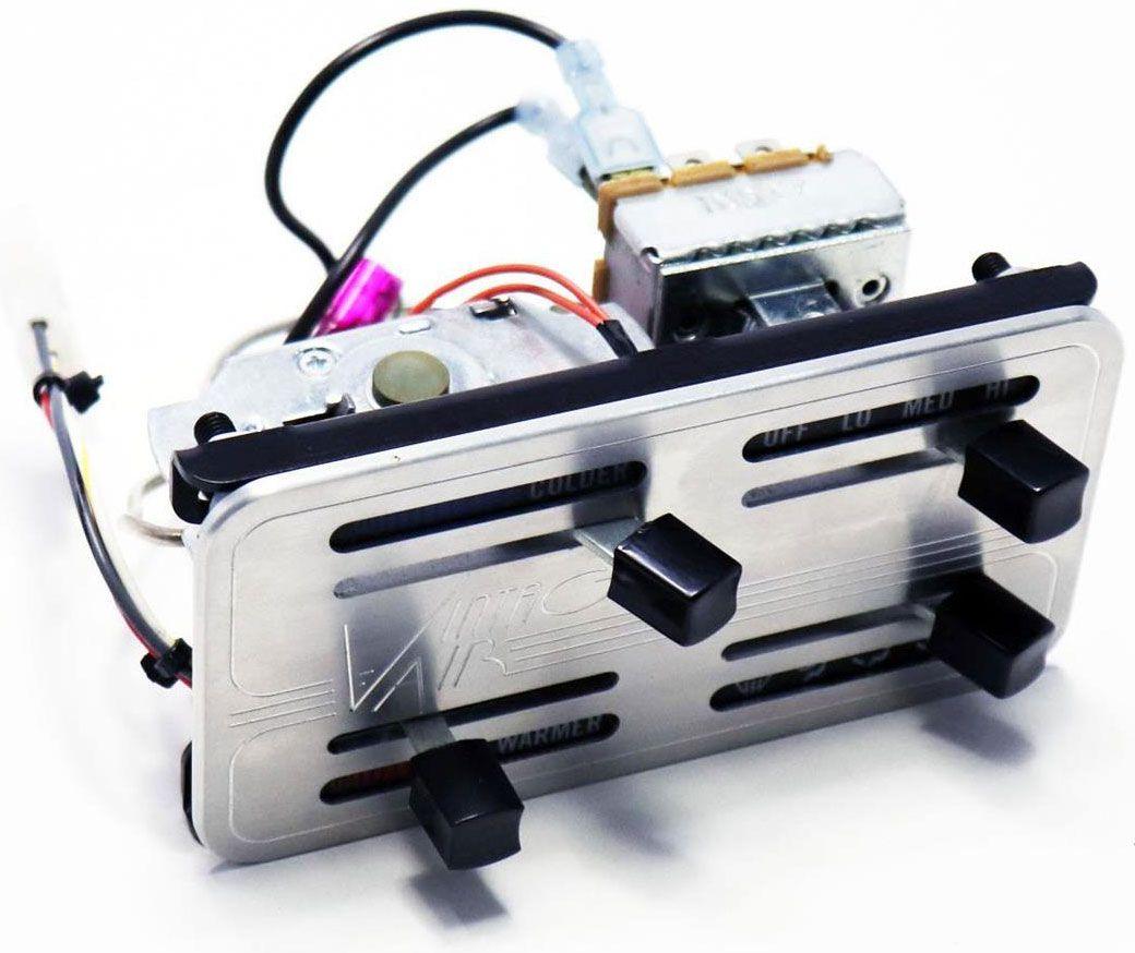 Vintage Air Gen II 4 Lever Machined Horizontal Control Panel (VA48103-SHQ) VA48103-SHQ