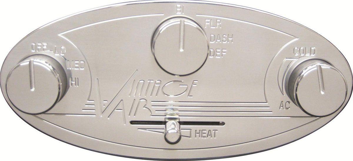 Vintage Air Streamline Gen II Pro Line Panel. (VA48104-RHQ)