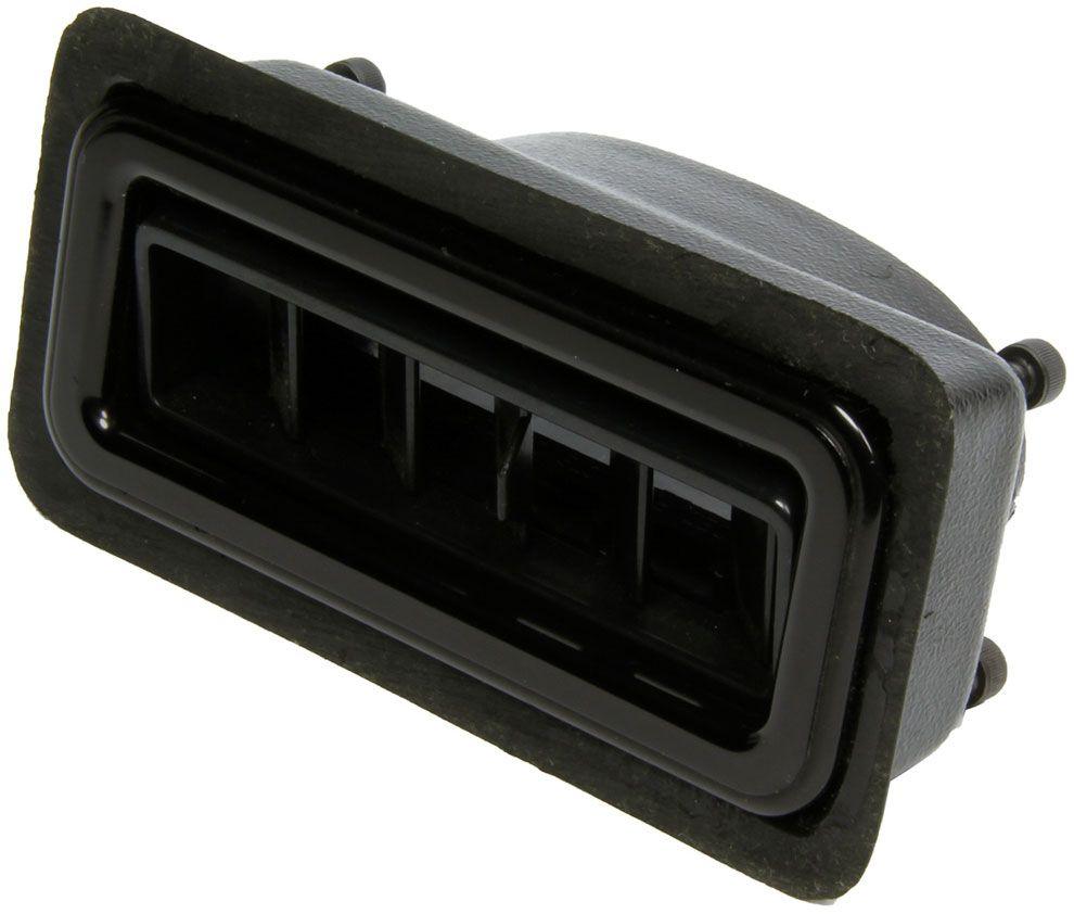 Vintage Air Streamline Louvre Black Anodised Trim With Black Vanes size 4.875" x 1.75" For 2.5" (VA490622) VA490622