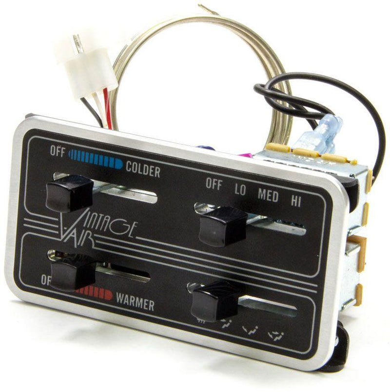 Vintage Air 4 Lever Fingertip Panel (VA49110-SHQ) VA49110-SHQ