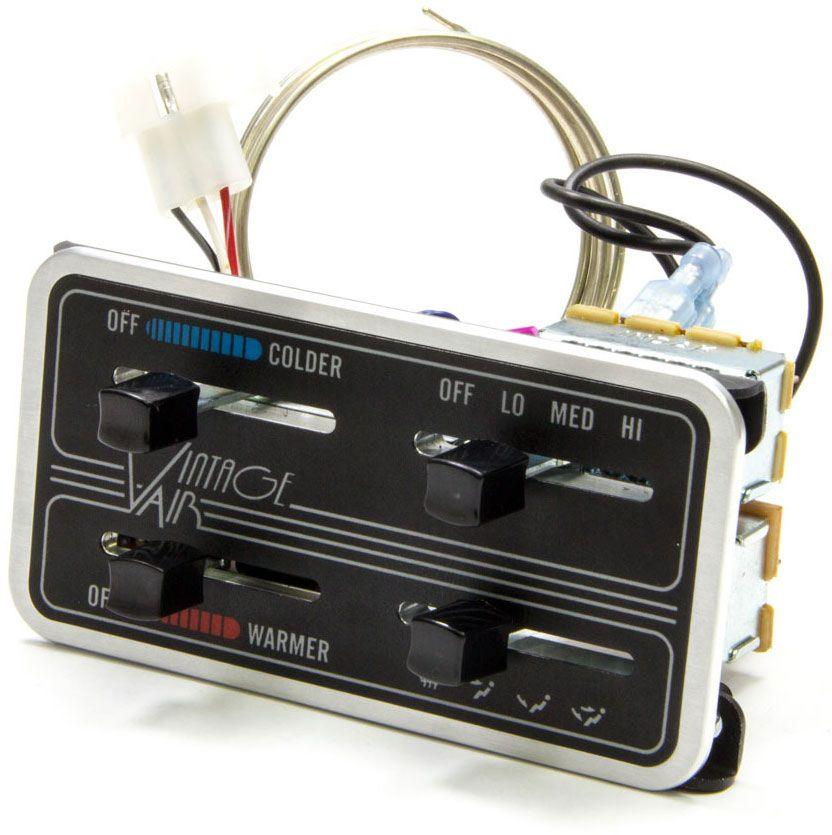 Vintage Air 4 Lever Fingertip Panel (VA49110-SHQ) VA49110-SHQ