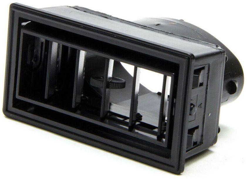 Vintage Air Rectangle Louvre All Black 3.875" x 2" For 2.5" Hose (VA49327-VUL) VA49327-VUL