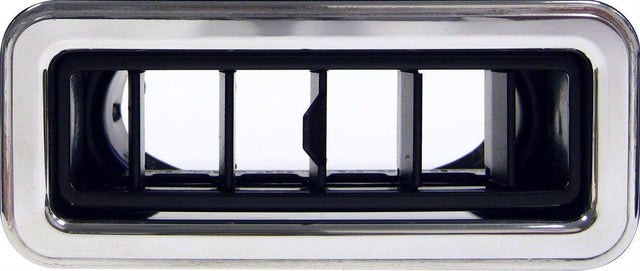 Vintage Air Rectangle Louvre, All Black 3.875" x 1.562" for 2.5" Hose (VA49356-VUL) VA49356-VUL
