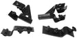 Vintique Radiator to Grille Bracket Set, Black (VI40-16628-B)
