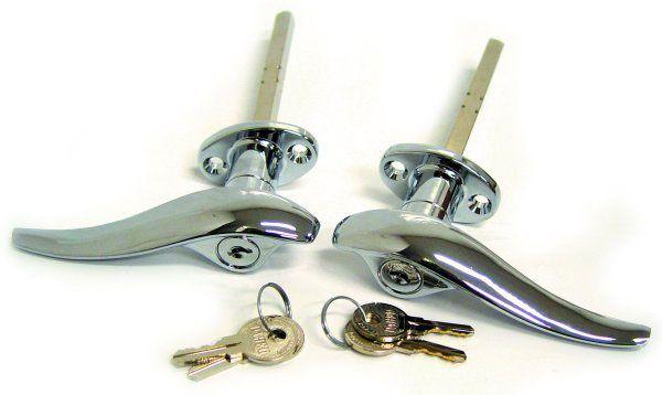 Vintique Inc Outside Door Handles R/H & L/H Stainless Steel (VI40-702350-1-L) VI40-702350-1-L