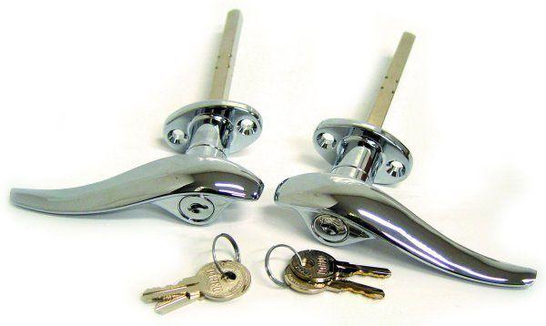 Vintique Inc Outside Door Handles R/H & L/H Stainless Steel (VI40-702350-1-L)