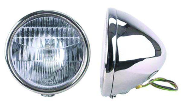 Vintique Inc S/S Headlamps Suit 1928-29 Ford (VIA-13000-AQS) VIA-13000-AQS