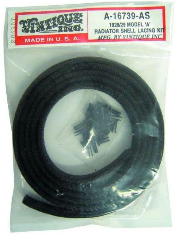 Vintique Inc Radiator Lacing Kit With Rivets (VIA-16739-AS) VIA-16739-AS