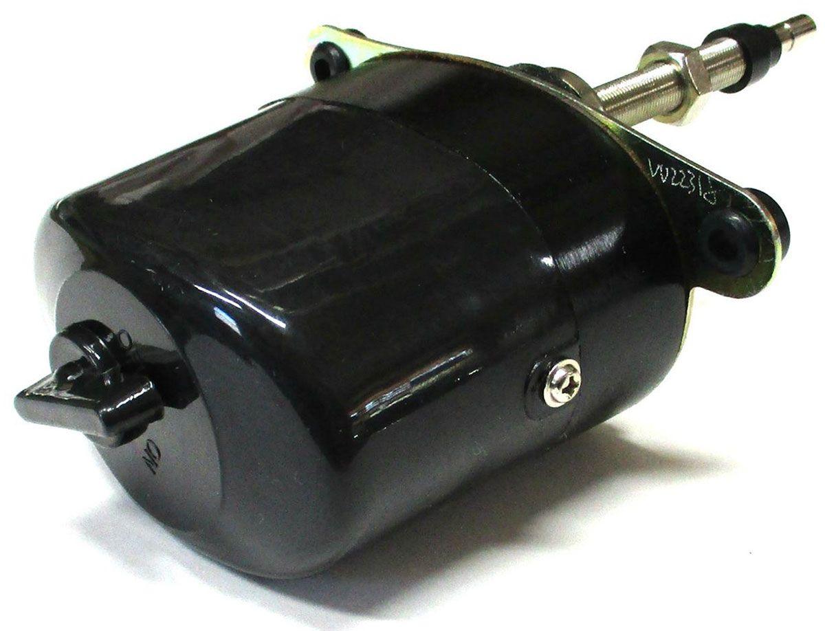 Vintique Inc Black 12V Wiper Motor (VIA-17508-E12) VIA-17508-E12