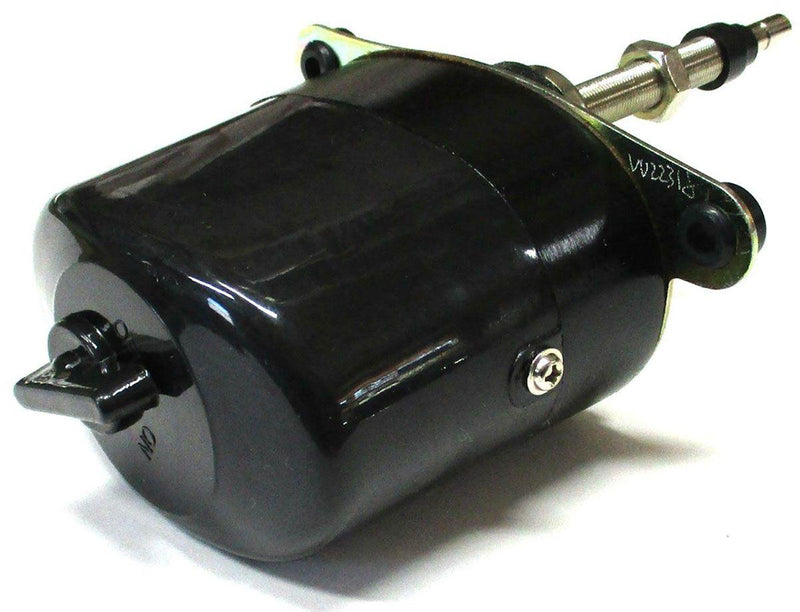 Vintique Inc Black 12V Wiper Motor (VIA-17508-E12) VIA-17508-E12