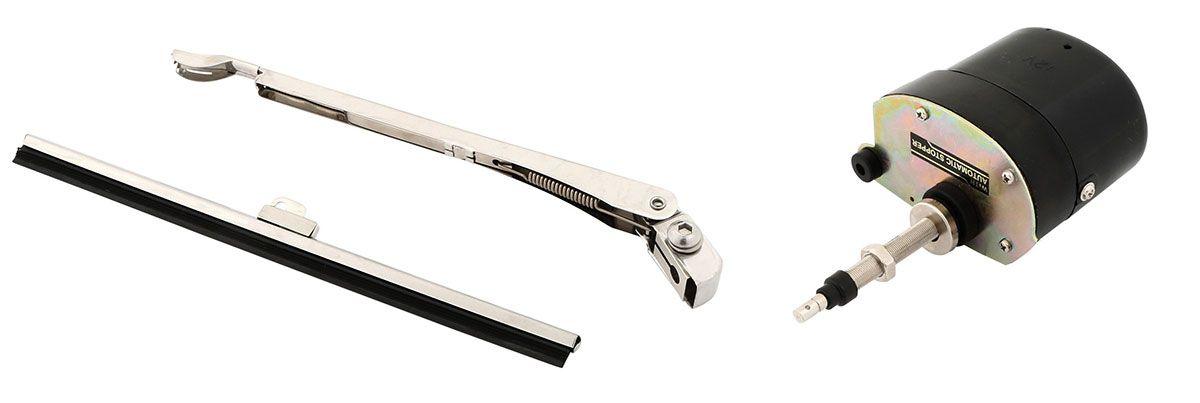 Vintique Inc S/S 12V Wiper Motor (VIA-17508-SS12) VIA-17508-SS12