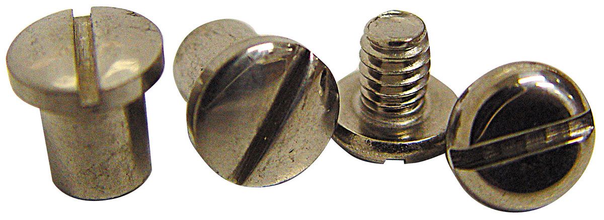 Vintique Inc Polished S/S Pivot Bolt & Nut Set (VIA-45475-SS)