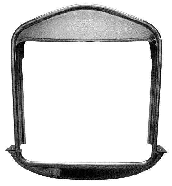 Vintique 1928-29 Stock Radiator Shell, Chrome Steel with Holes (VIA-8200-C) VIA-8200-C