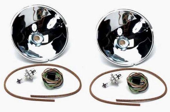 Vintique Inc Headlight Reflector Kit (VIB-13027-QK12) VIB-13027-QK12