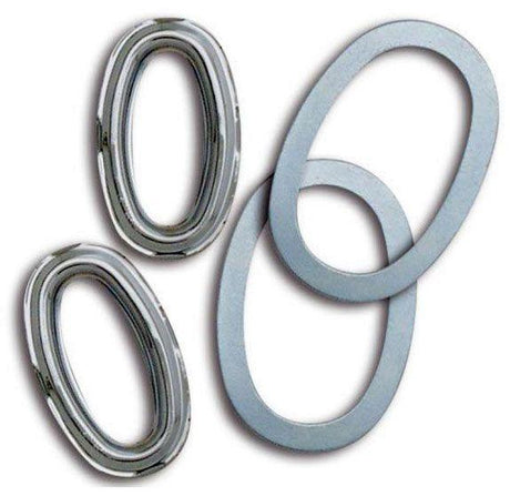 Vintique Chrome Door Handle Escutcheons (VIB-46270-AS) VIB-46270-AS