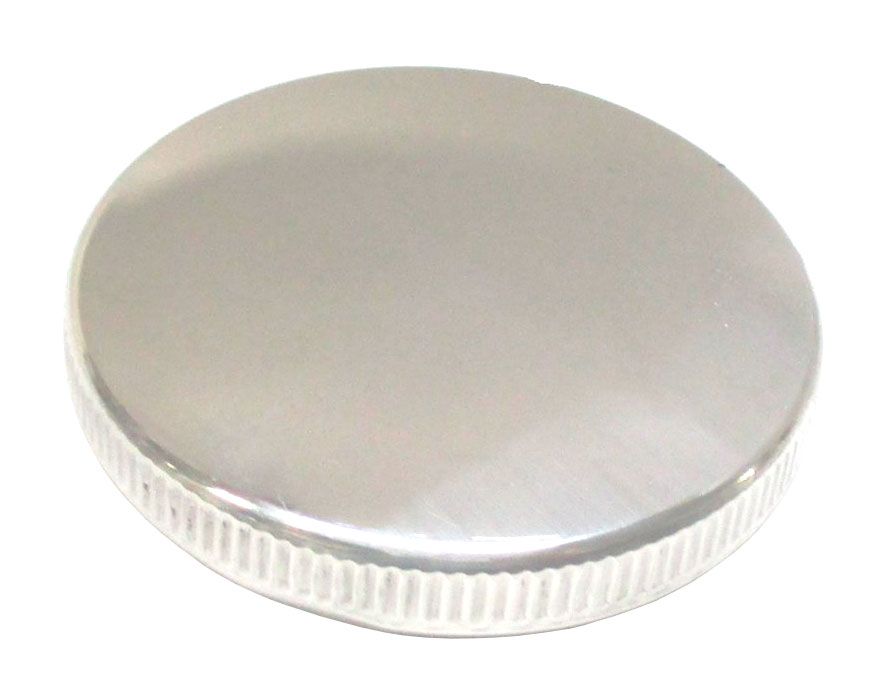 Vintique 1932-48 Ford Gas Tank Cap, Polished Stainless, Non Venting (VIB-9030-SS)