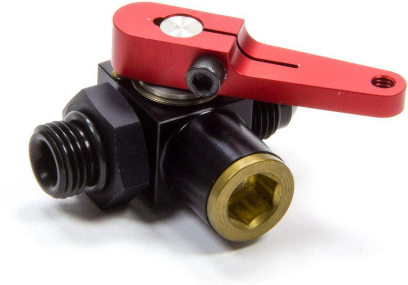 Waterman 3-Way Shut-Off -6AN Bulkhead, Ball Valve (W935566B) W935566B