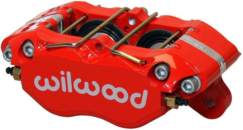 Wilwood 4 Piston Red Dynapro Dust-Boot Caliper Caliper (WB120-11481-RD)