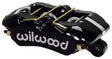Wilwood FDL Low Profile Caliper, 1.12" Pistons, .81 " Disc, Black (WB120-12160-BK) WB120-12160-BK