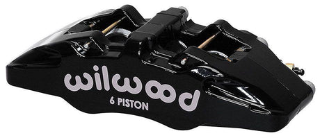 Wilwood Forged Dynapro 6 Lug Mount Caliper, 1.38/1.00/1.00" Pistons, .81" Disc (WB120-13439-BK) WB120-13439-BK