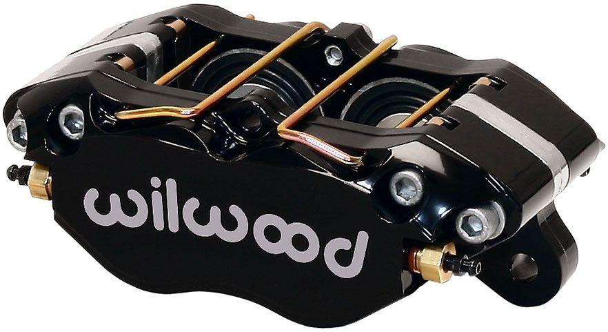 Wilwood 4-Piston Dynapro Dust-Boot Lug Mount Caliper - Black (WB120-15131-BK)