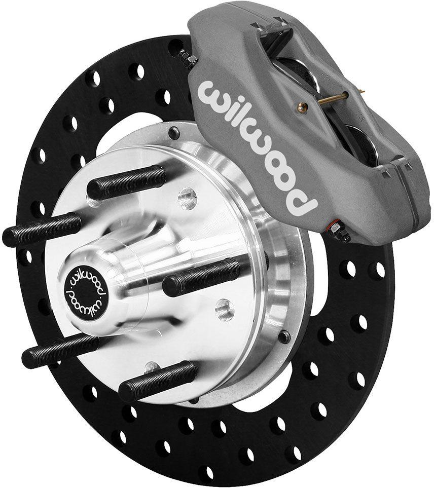 Wilwood Dynalite Drag Race Front Hub Kit (Drilled Rotor) (WB140-1017-BD) WB140-1017-BD