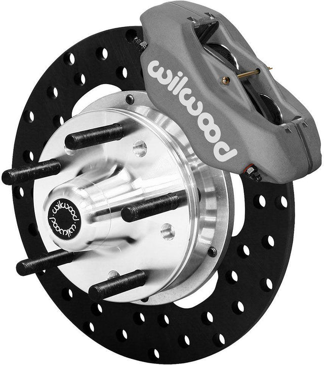 Wilwood Dynalite Drag Race Front Hub Kit (Drilled Rotor) (WB140-1017-BD) WB140-1017-BD