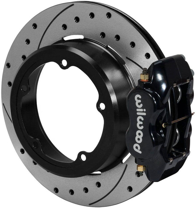 Wilwood Forged Dynapro Rear Dust Boot Brake Kit - 4-Piston 12.19" (WB140-12420-D-DB)