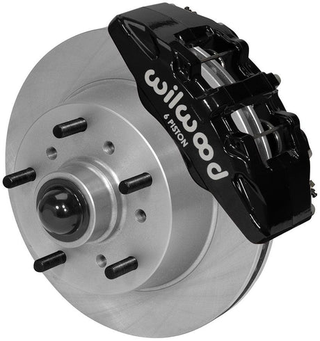 Wilwood Classic Series Dynapro 6 Front Brake Kit, 11.75" Undrilled Rotors, Black Calipers (WB140-14614) WB140-14614