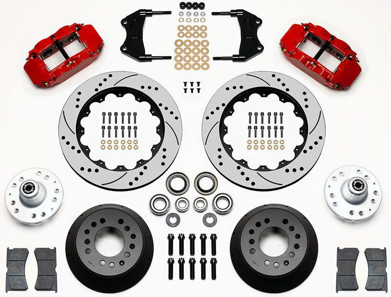 Wilwood Forged Narrow Superlite 6R Dust Seal Big Brake Front Kit (WB140-15410-DR)