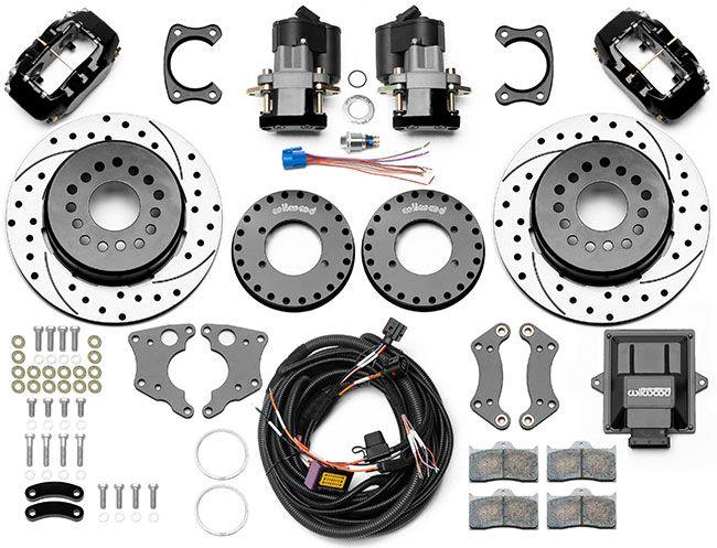 Wilwood Electric Park Brake Kit with 12.19" Rotors & Dust Boot Calipers (WB140-15843-D-DB)