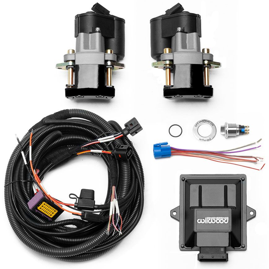 Wilwood Electronic Parking Brake Rear Retrofit Brake Kit (WB140-15979-BK) WB140-15979-BK