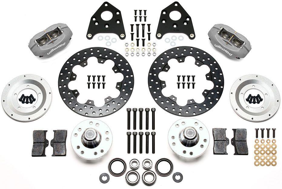 Wilwood Forged Dynalite Pro Series Front Brake Kit, Drilled (WB140-4307-BD)